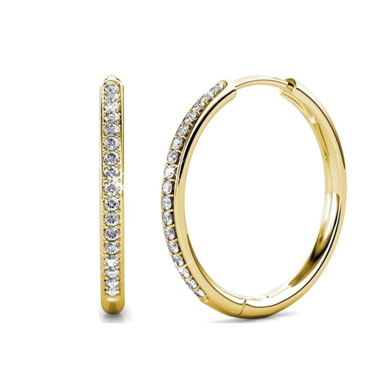 Aretes Valentina | Oro Blanco