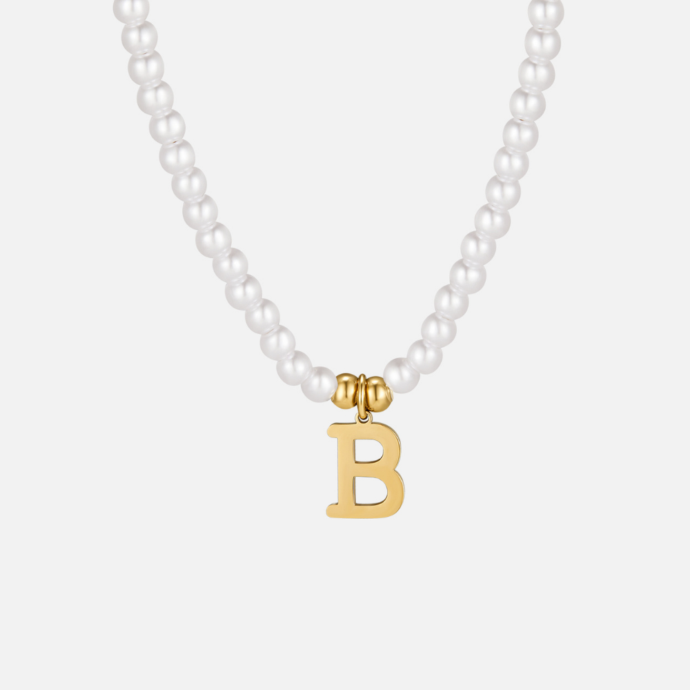 Collar de Perlas con Letra