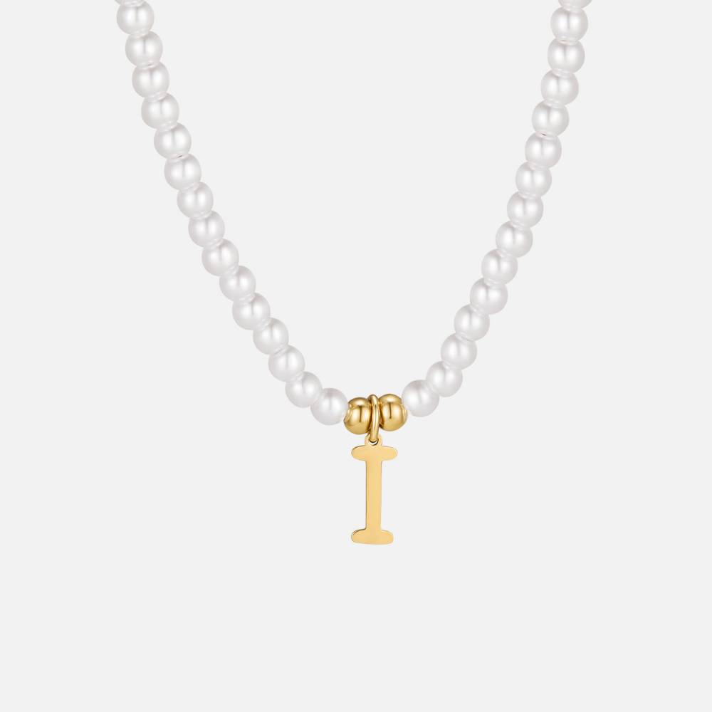 Collar de Perlas con Letra