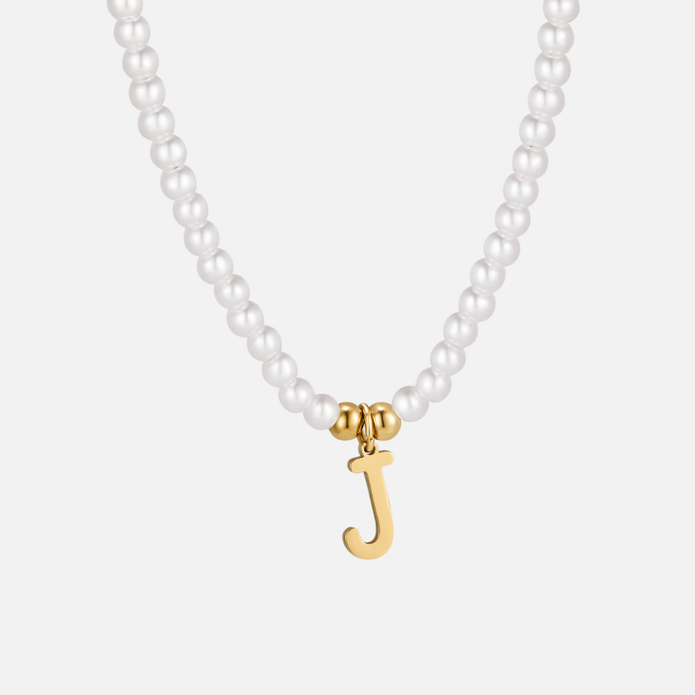 Collar de Perlas con Letra