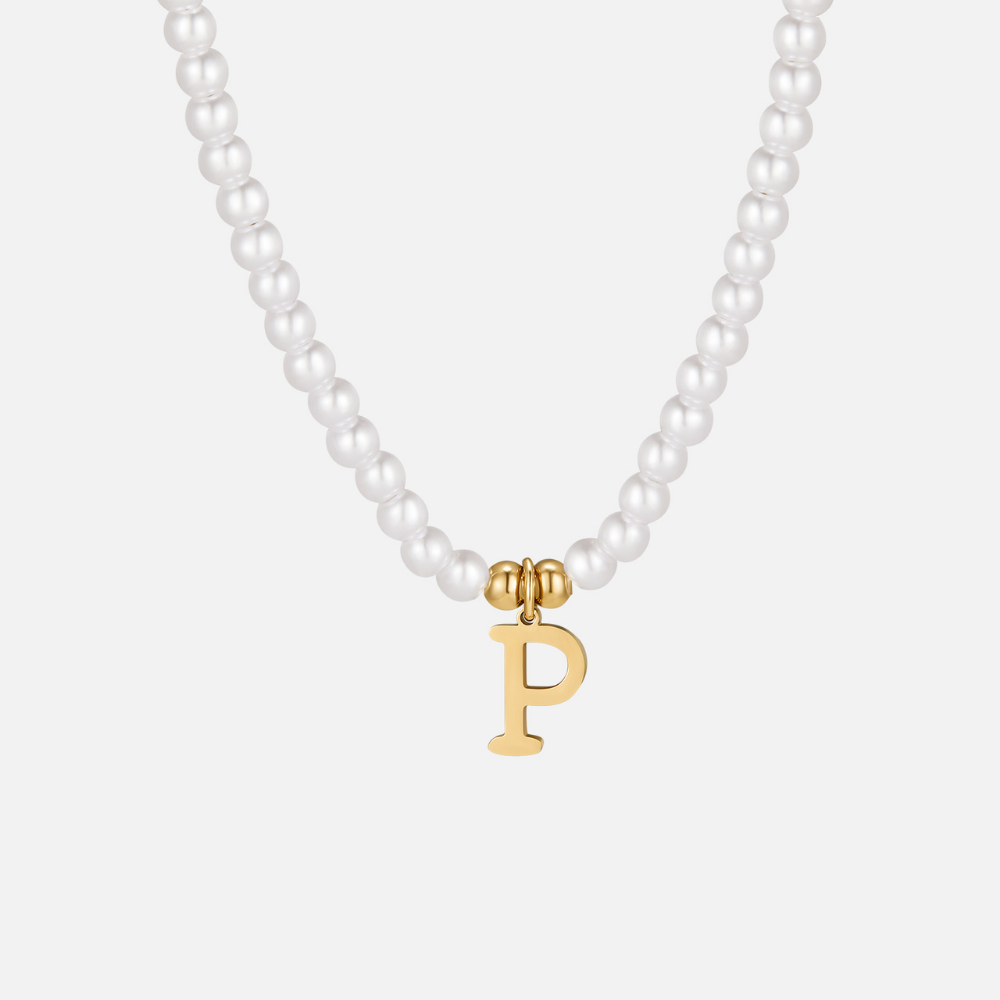 Collar de Perlas con Letra