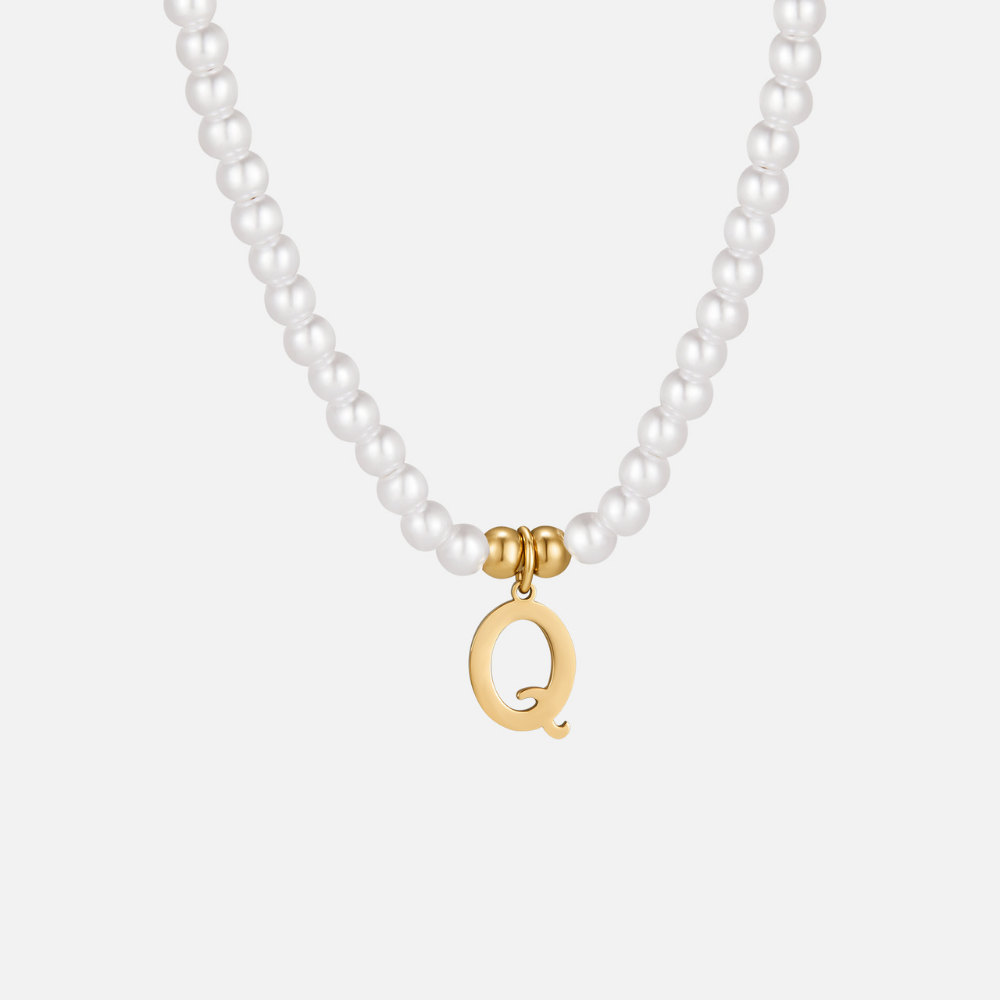 Collar de Perlas con Letra