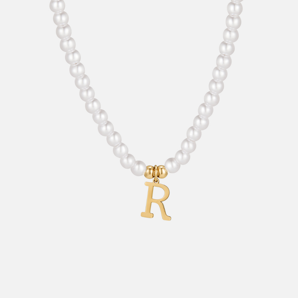 Collar de Perlas con Letra