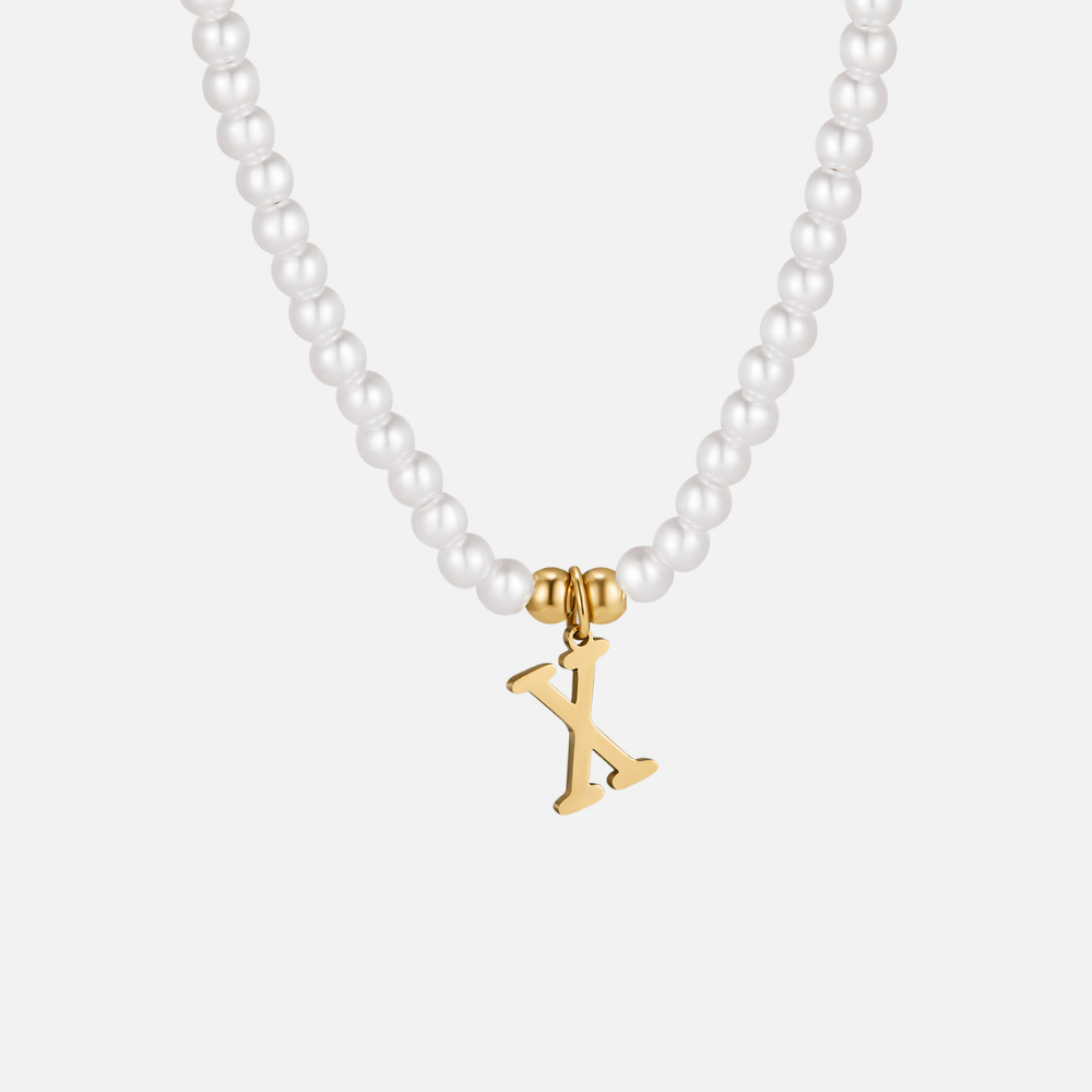 Collar de Perlas con Letra