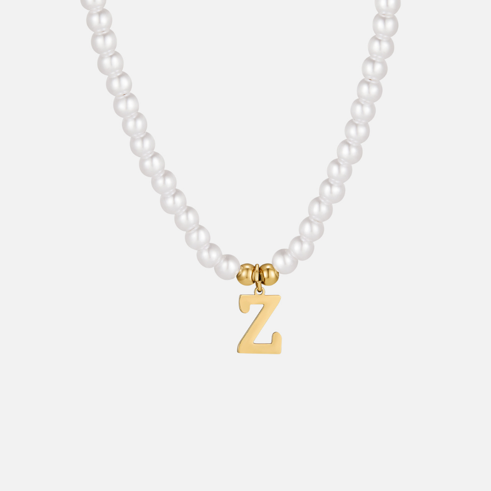 Collar de Perlas con Letra