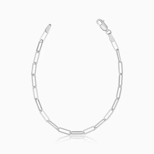 Pulsera de Eslabones | Oro Blanco