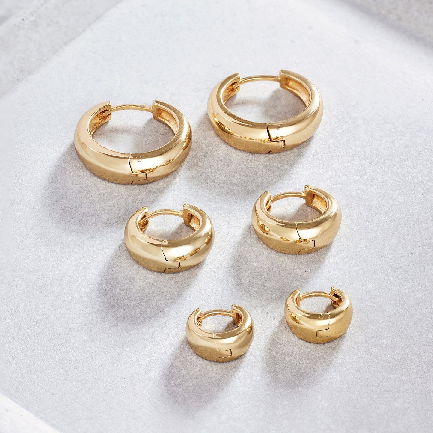 Aros Rue | Oro Blanco
