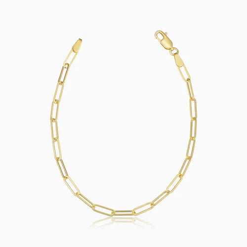Pulsera de Eslabones | Oro Blanco