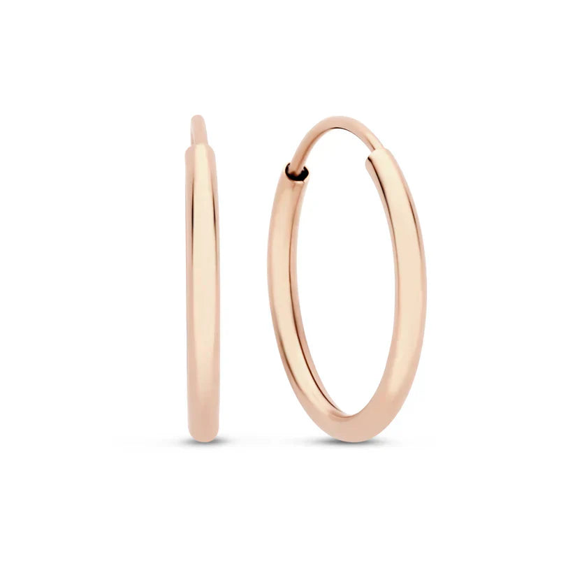 Aretes Lisa | Oro Blanco