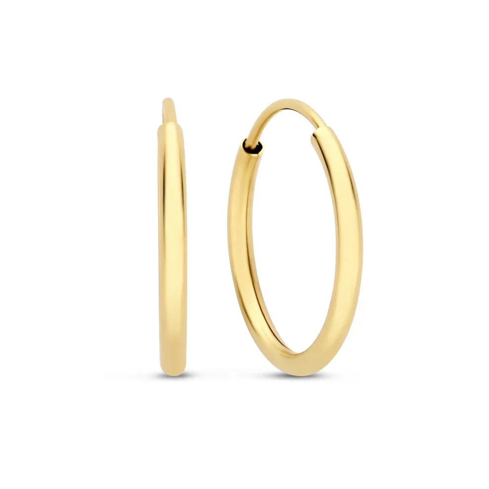 Aretes Lisa | Oro Blanco