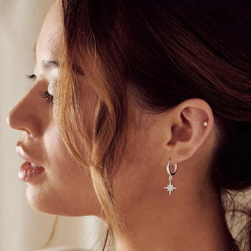 Aretes The Vudu | Oro Blanco