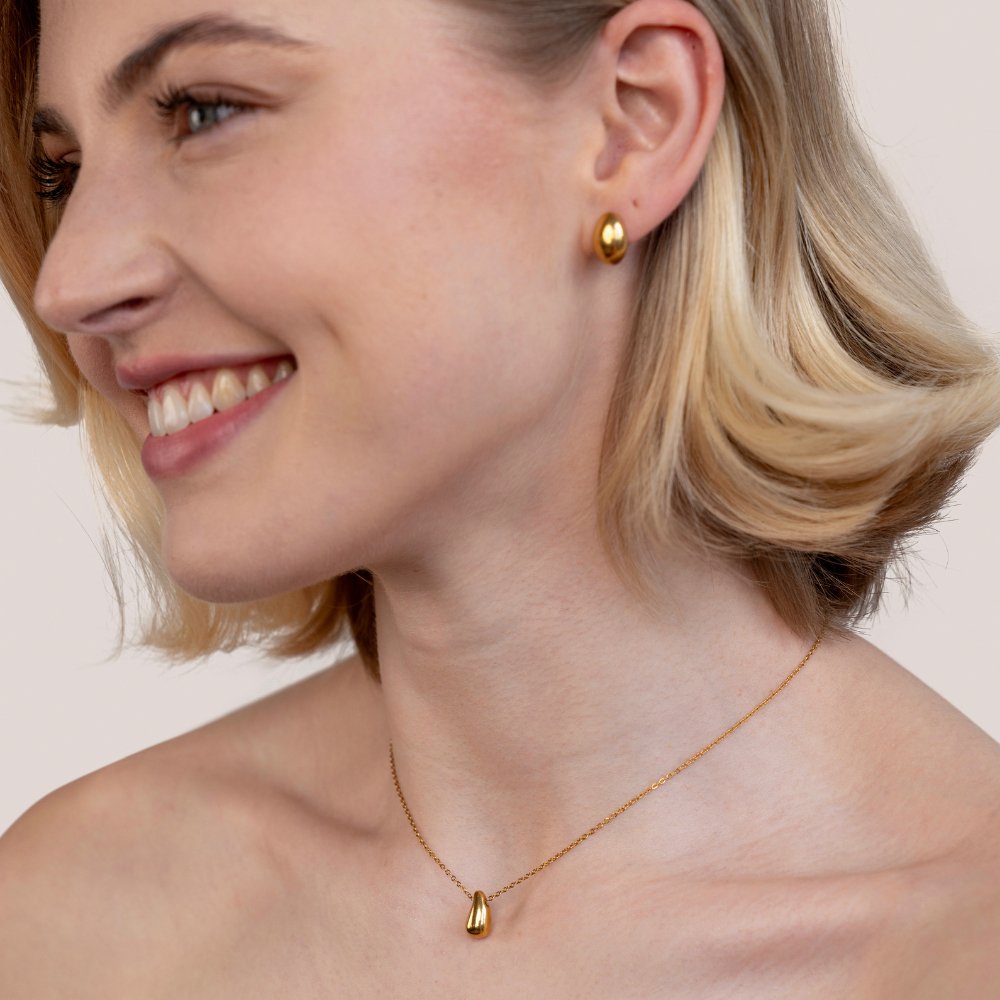 Collar de Gota Dorada