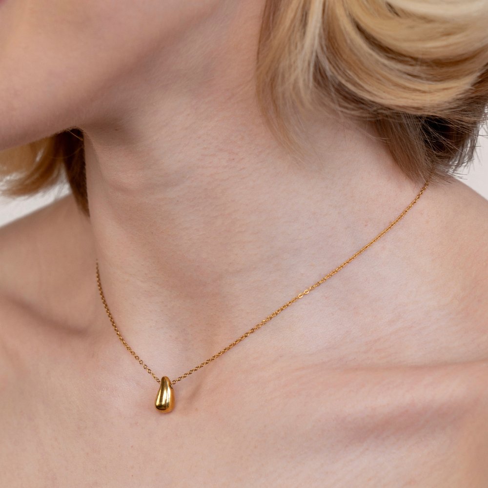 Collar de Gota Dorada
