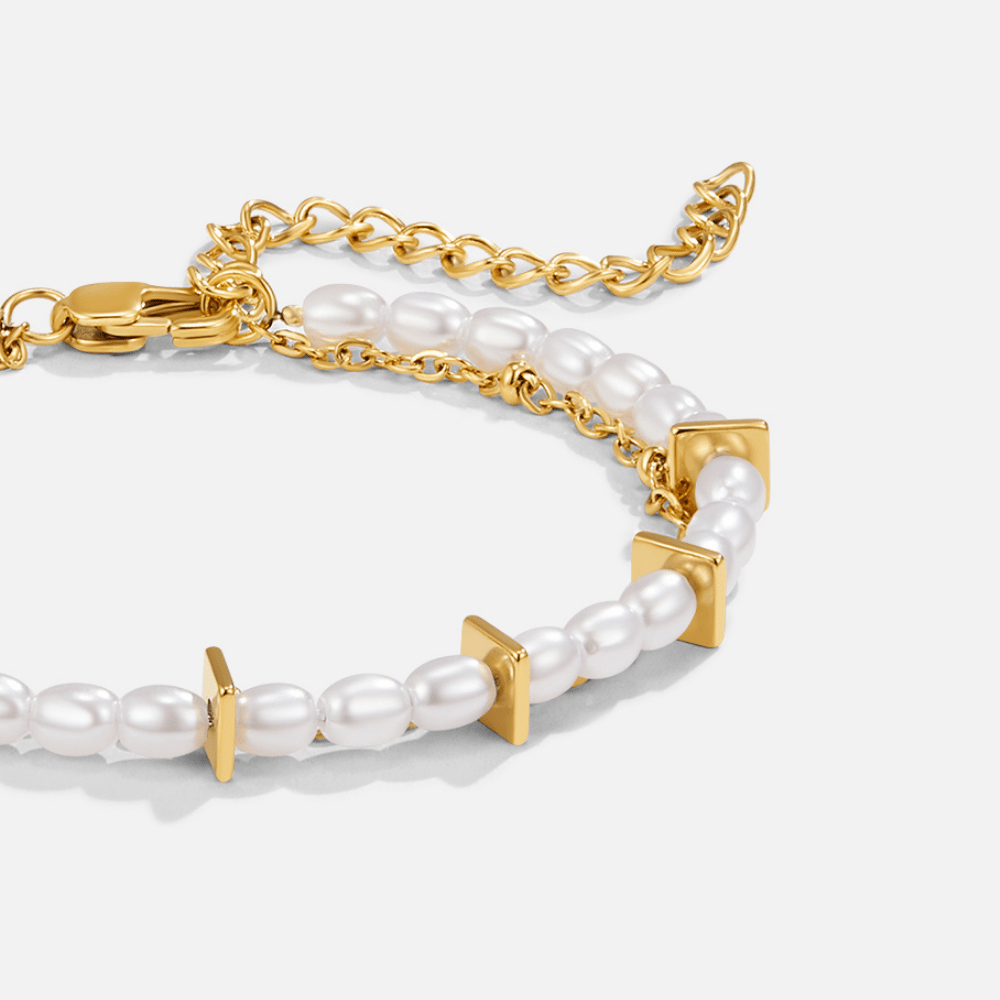 Pulsera de Perlas en Capas