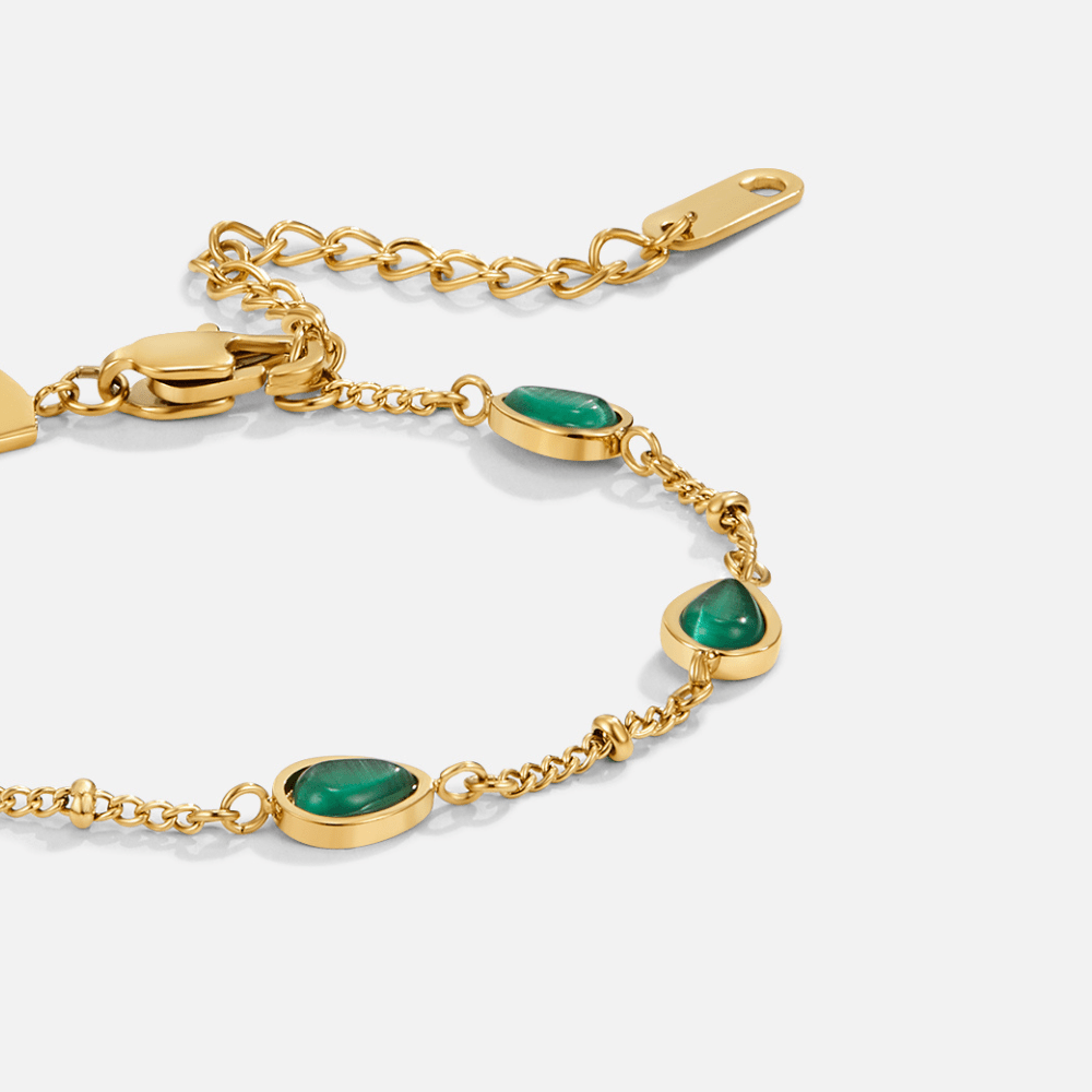 Pulsera de Piedra Verde