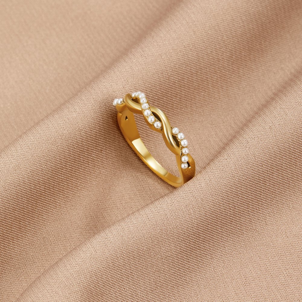 Anillo de Perla Bella Twist