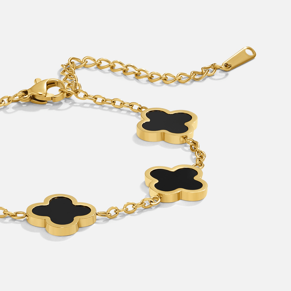Pulsera Trébol Negro