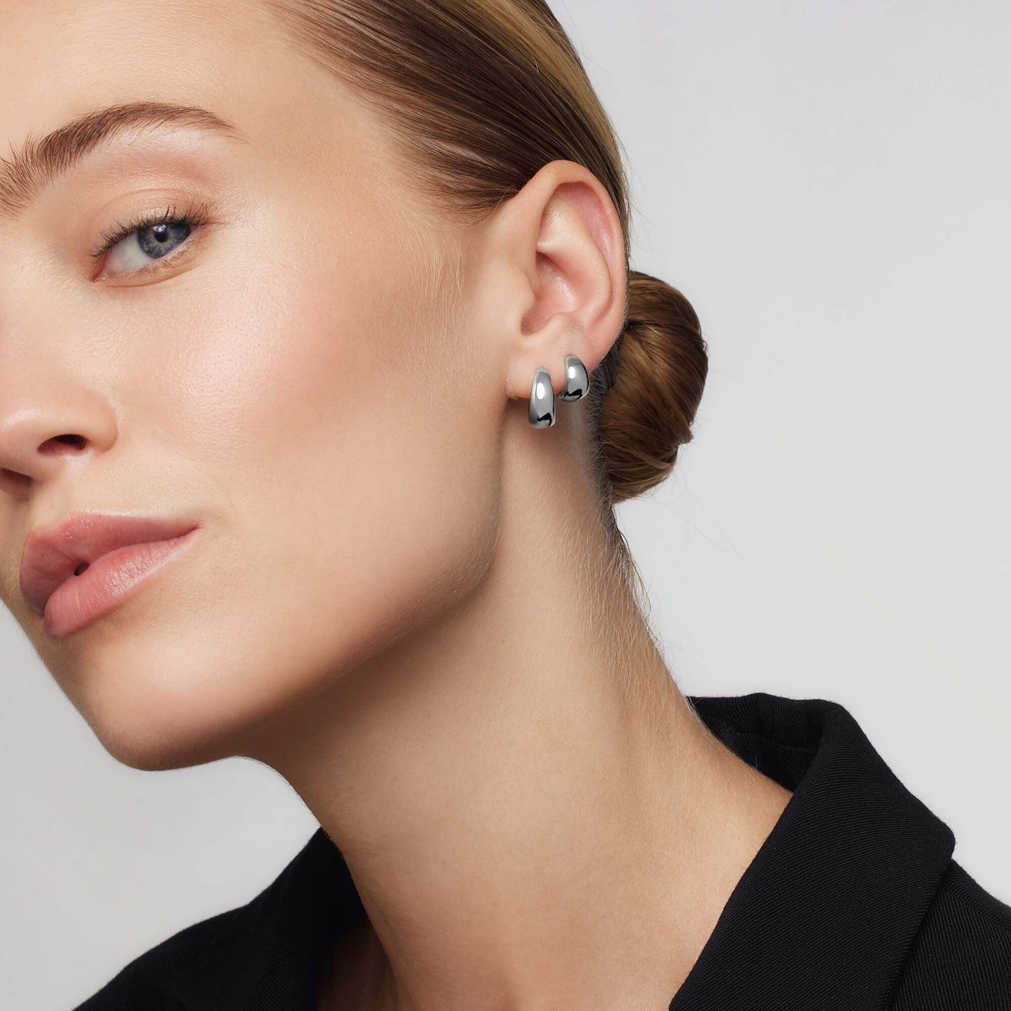 Aros Rue | Oro Blanco