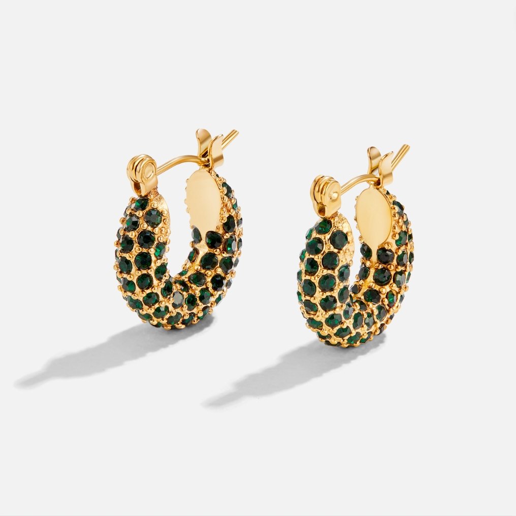 Pendientes de Aro Belleza de Esmeralda