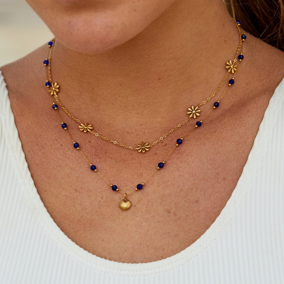 Collar de Oro 18K Flower Power