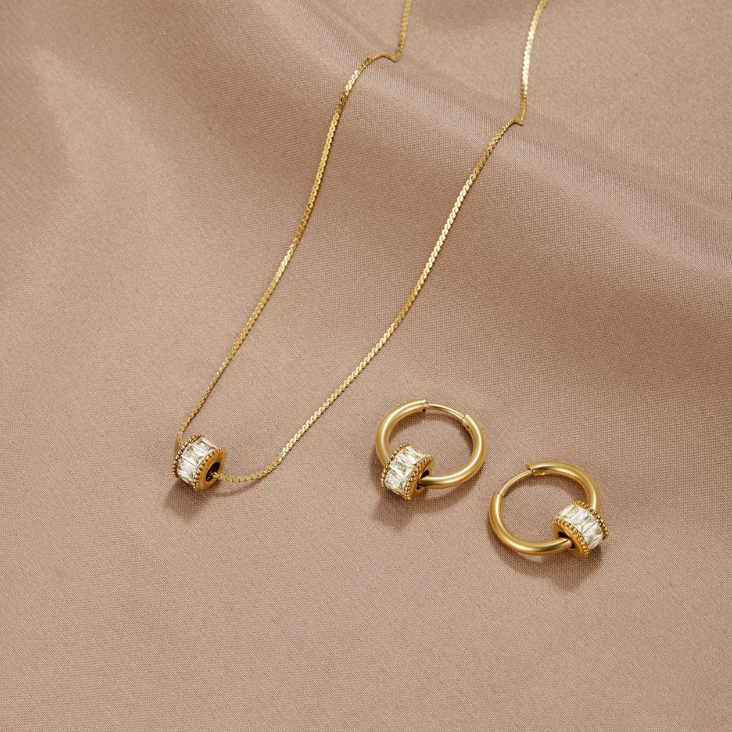 Conjunto Silva de Oro de 18K