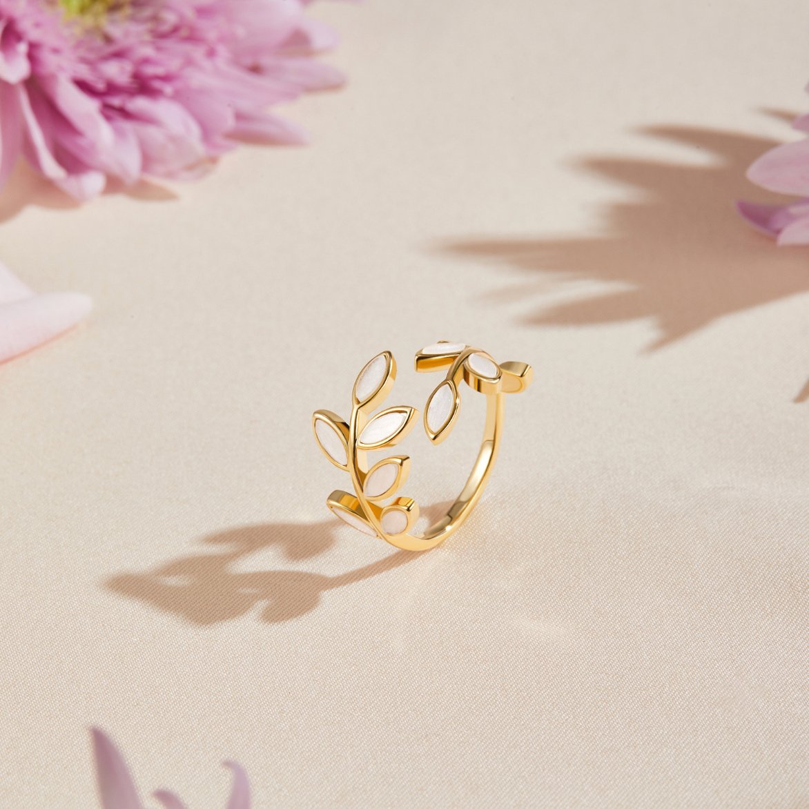 Anillo Hoja de Oro