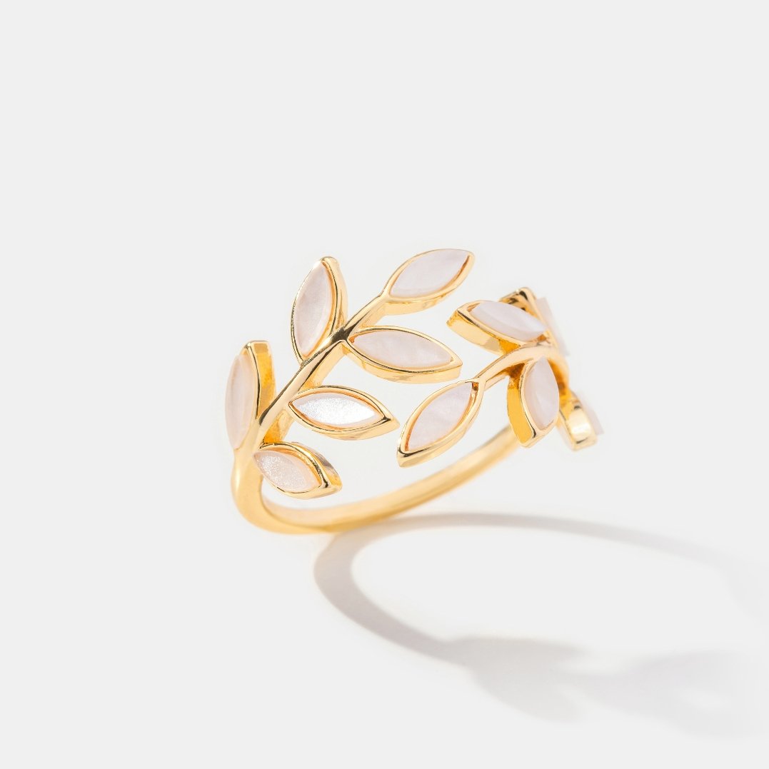 Anillo Hoja de Oro