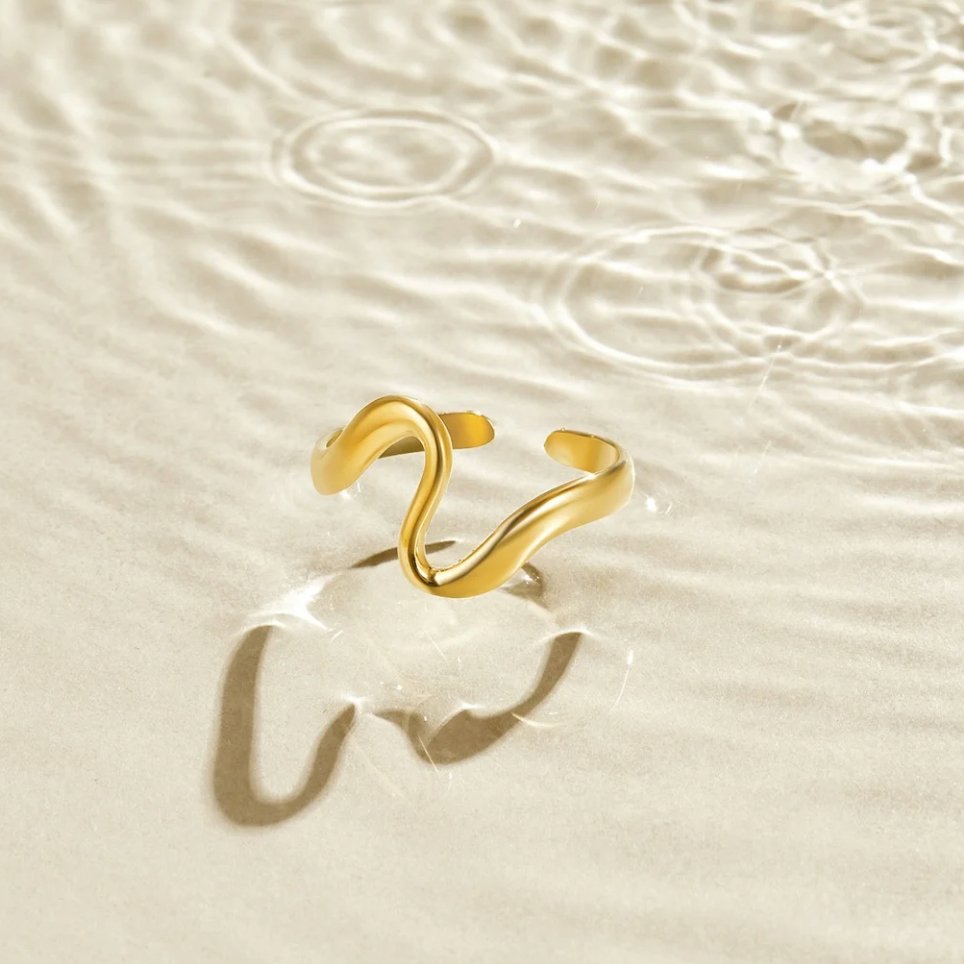 Anillo Dorado de Ola