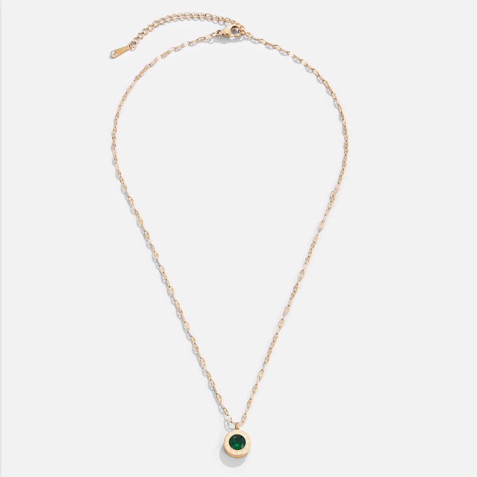 Collar de Cristal Verde