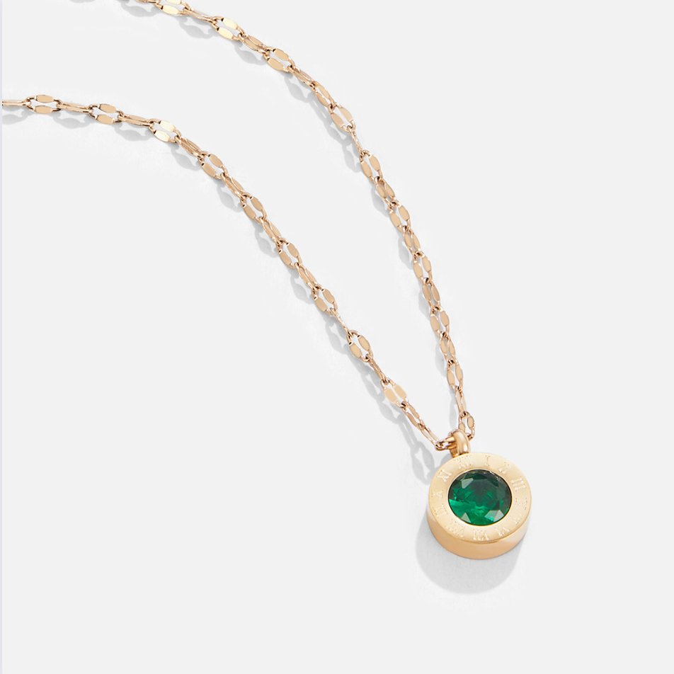Collar de Cristal Verde
