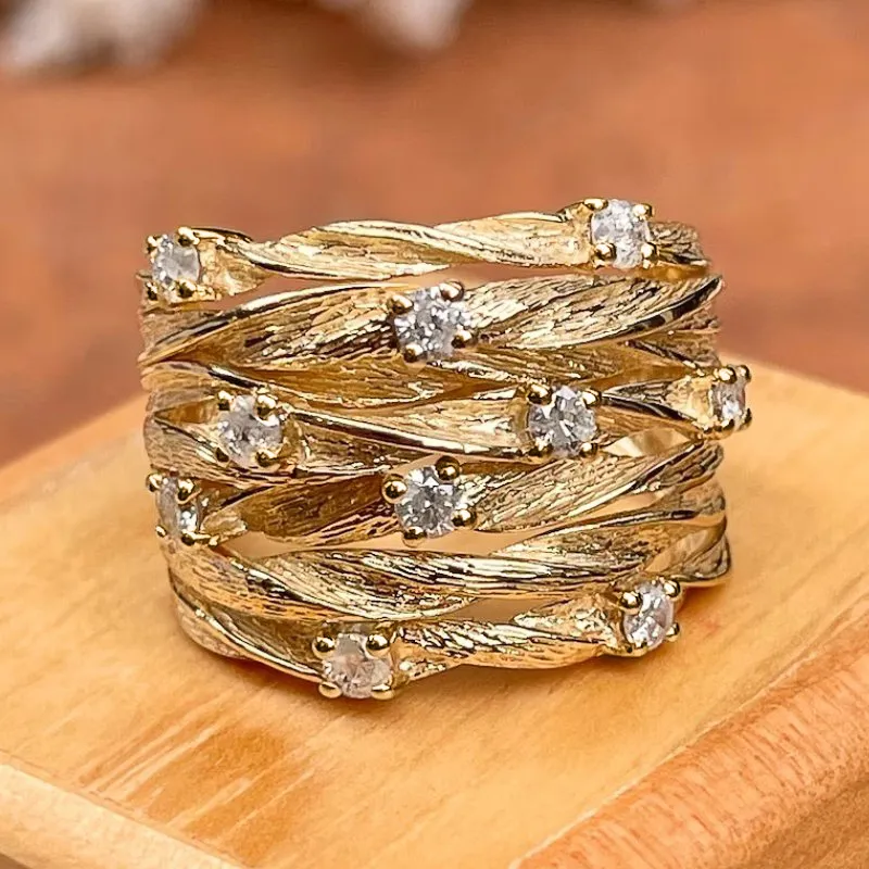 Anillo Vintage Clásico de Oro