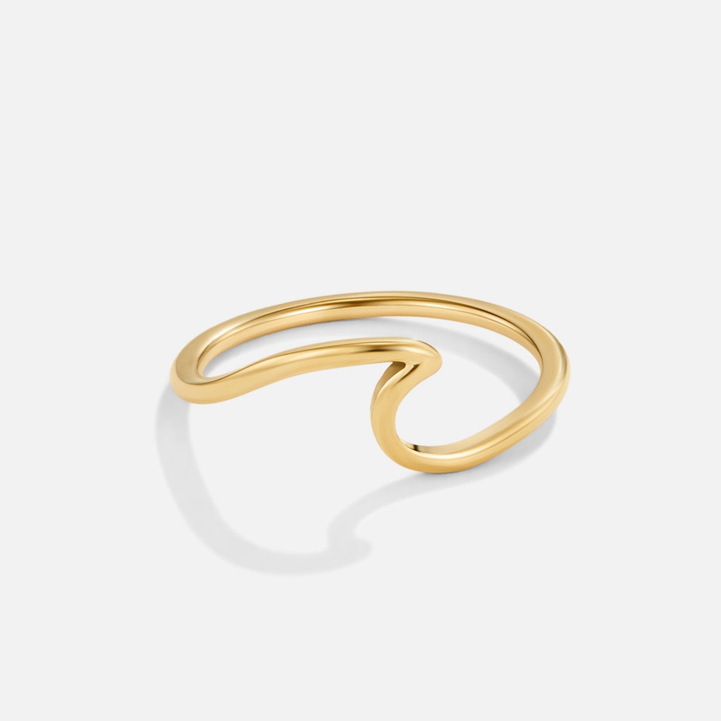 Anillo Ola Dorado