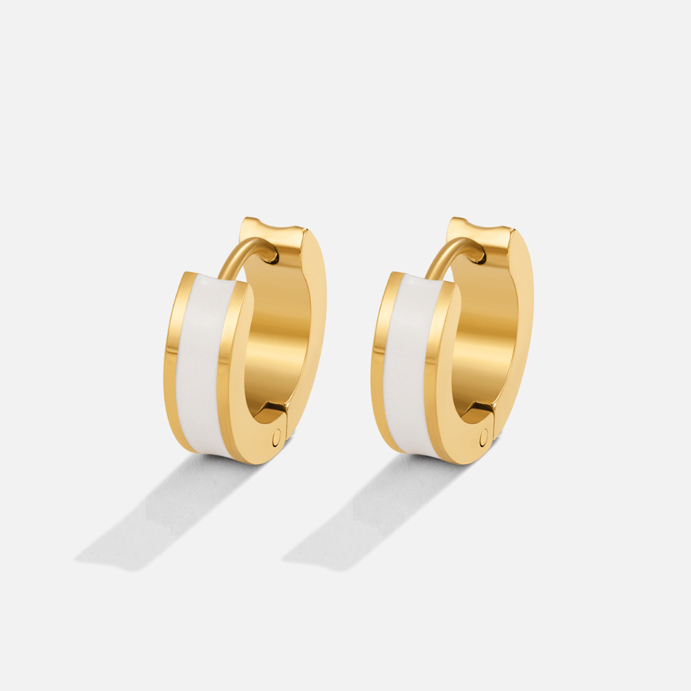 Pendientes de Aro Blancos