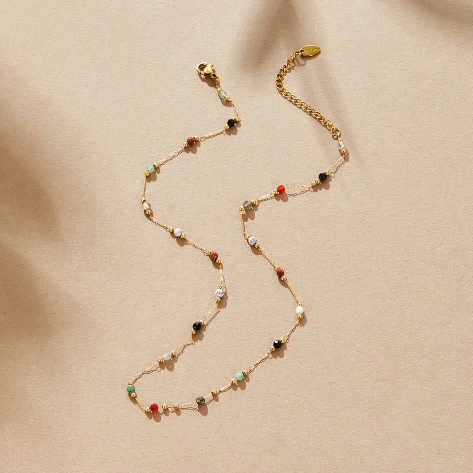Collar de Piedra con Cuentas
