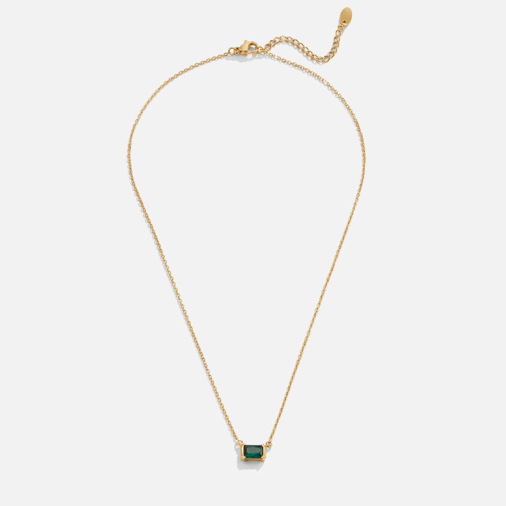 Collar de Esmeralda Verde