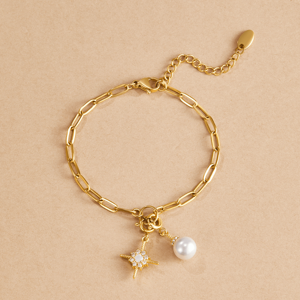 Pulsera de Dijes con Eslabones