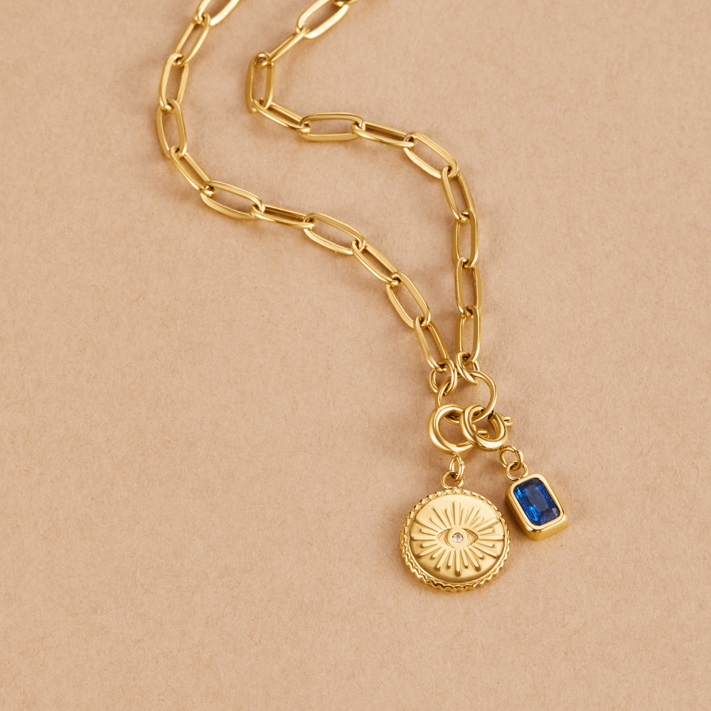 Collar de Eslabones con Colgante