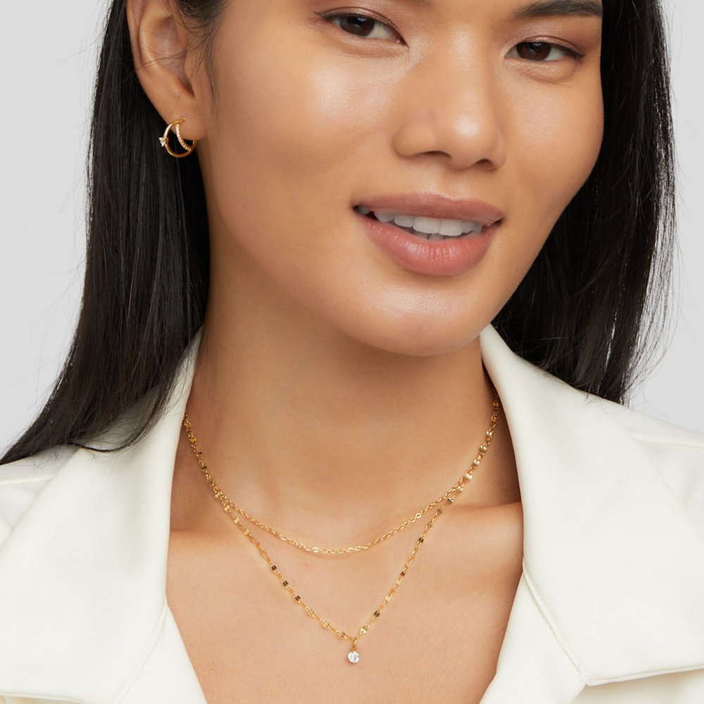 Collar de Cristales en Capas