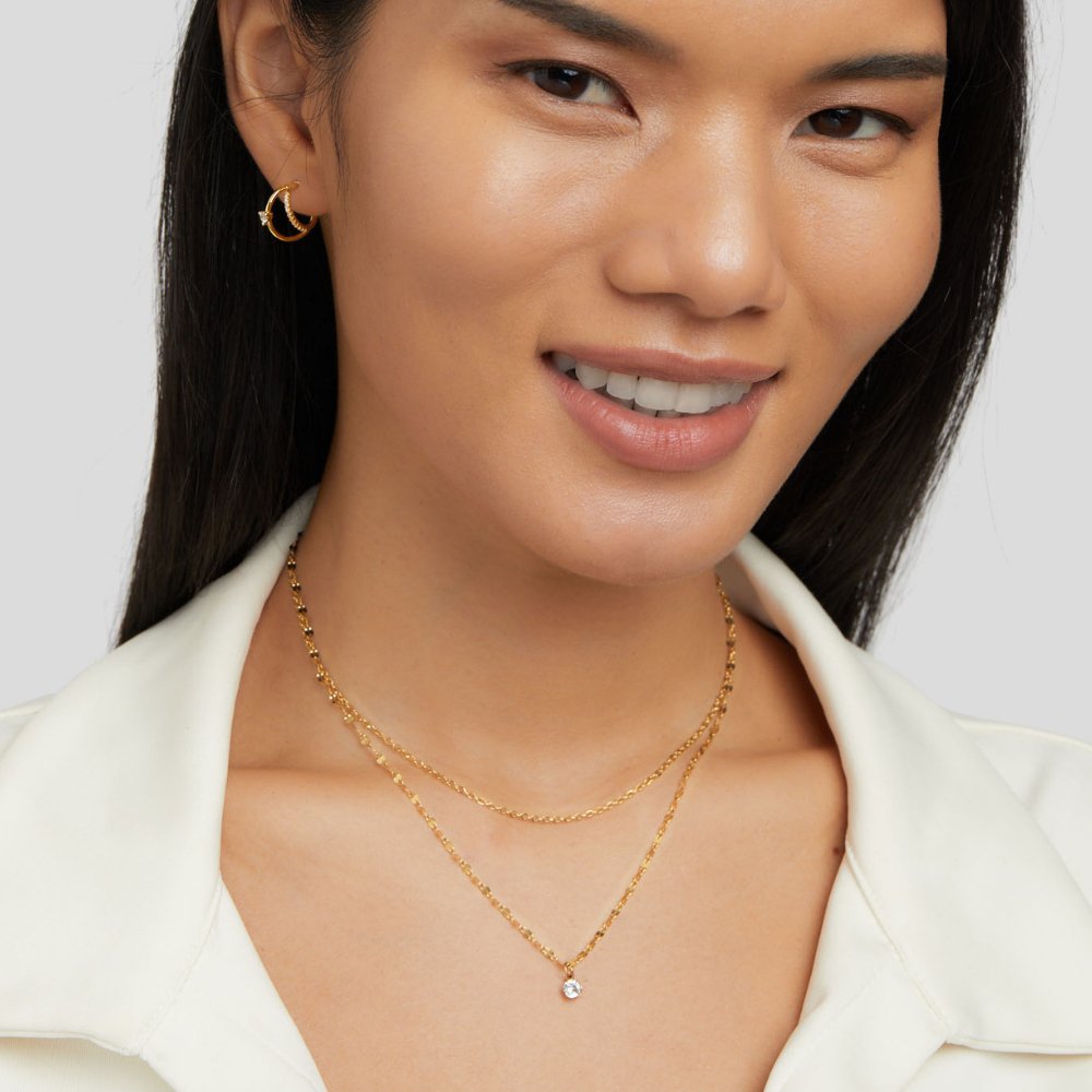 Collar de Cristales en Capas