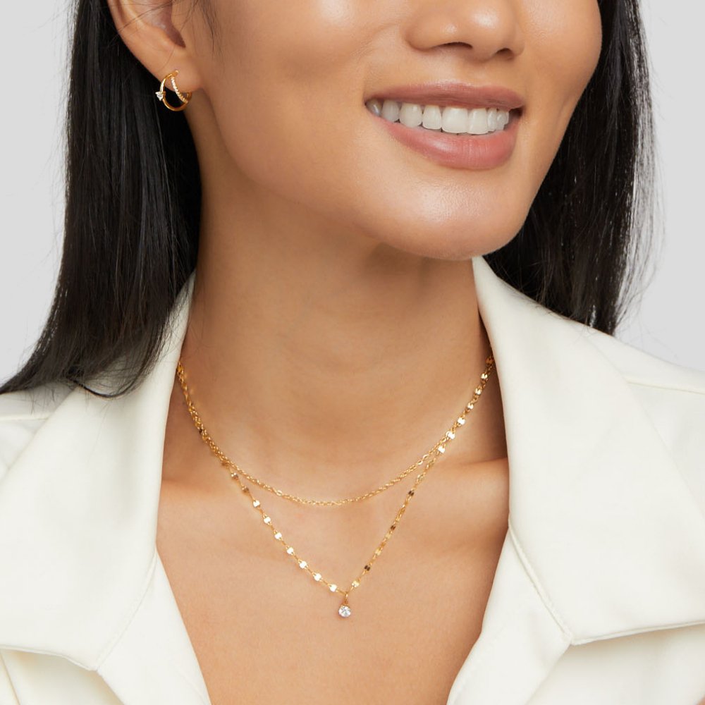 Collar de Cristales en Capas