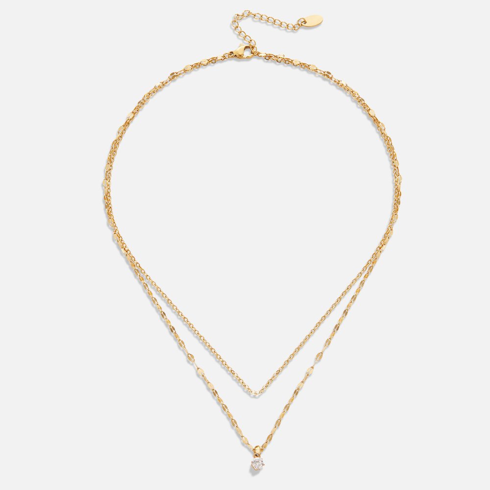 Collar de Cristales en Capas