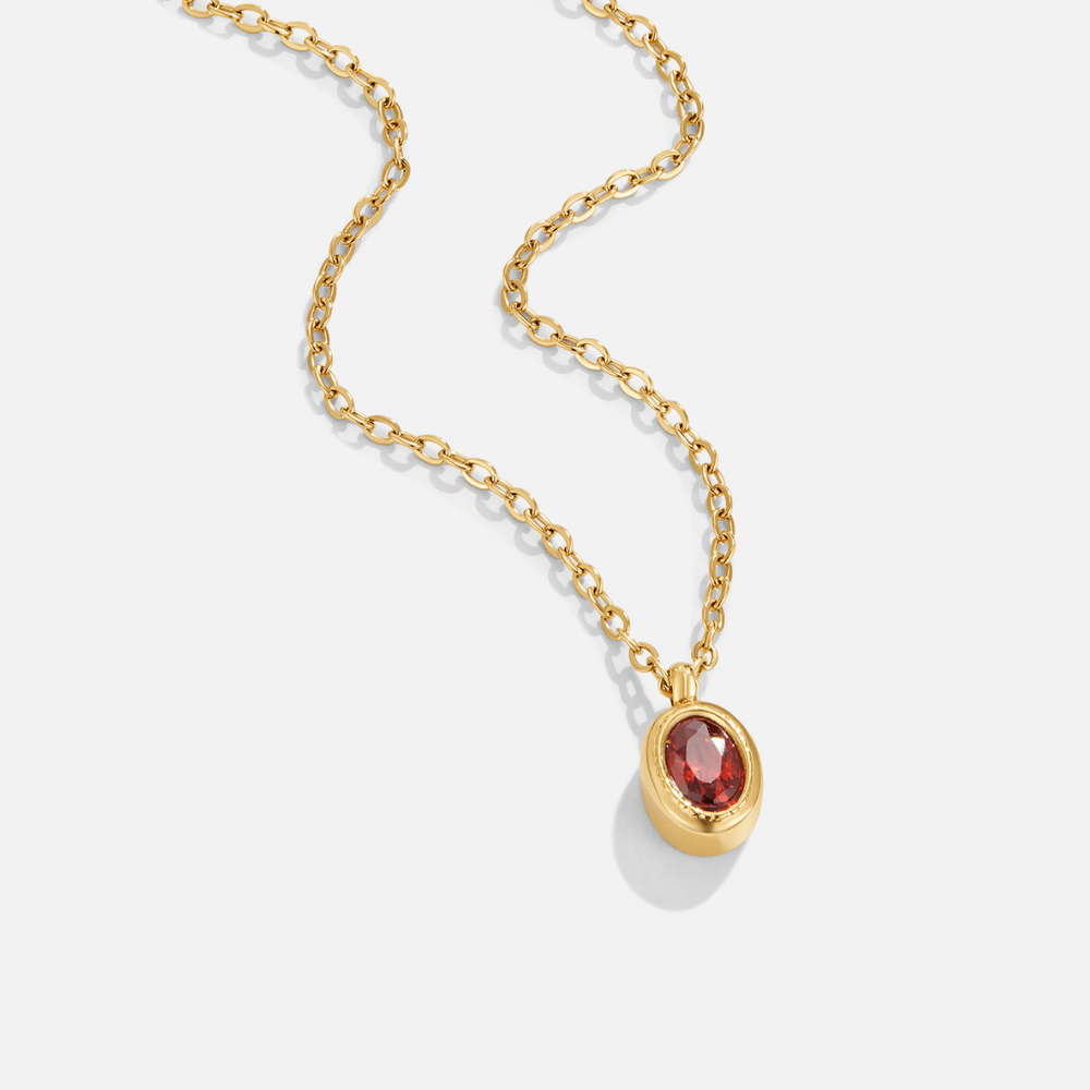 Collar de Cristal Rojo