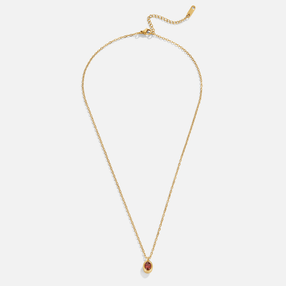 Collar de Cristal Rojo