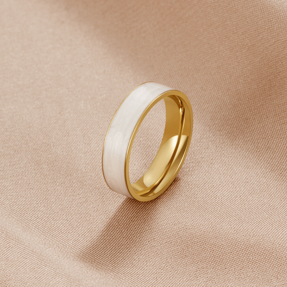 Anillo de Banda Blanca Sahara