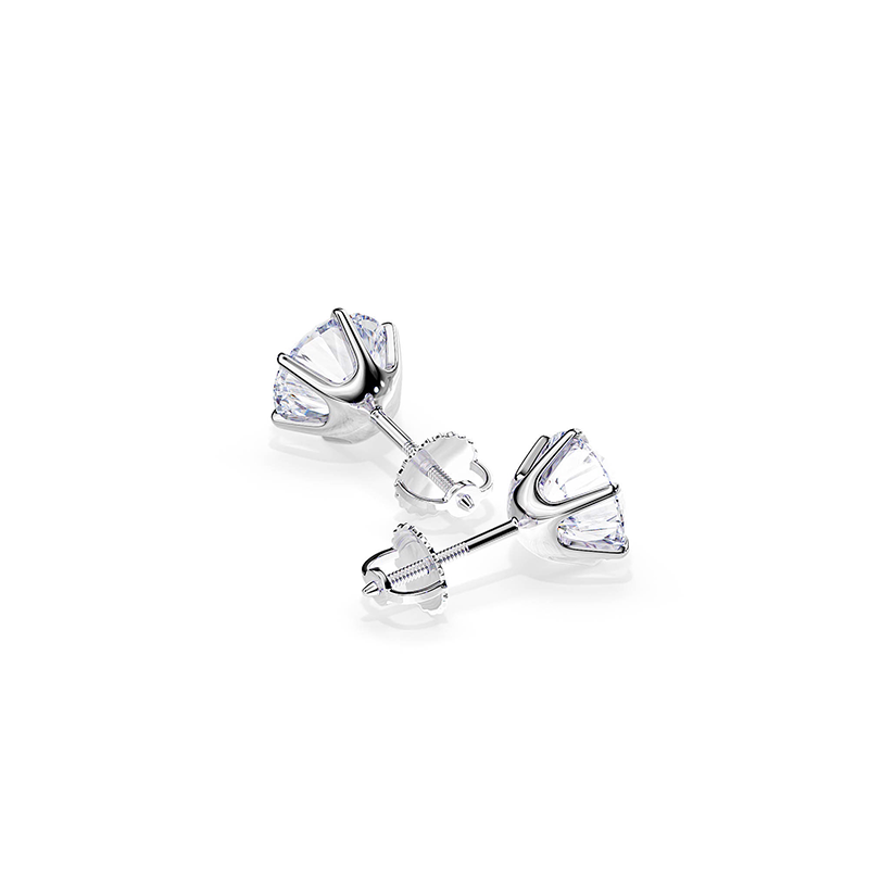 Aretes Tera | Oro Blanco