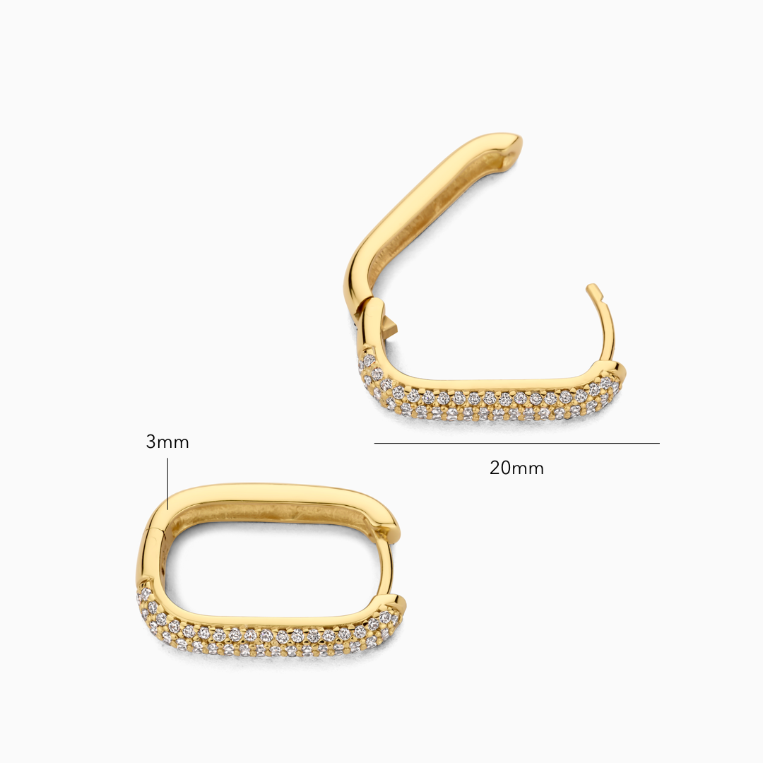 Aros Icon | Oro Blanco