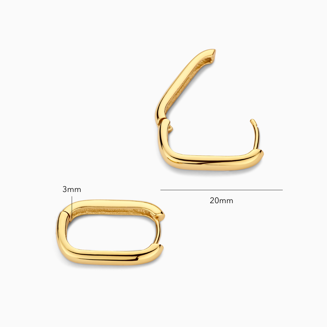 Aros Icon | Oro Blanco