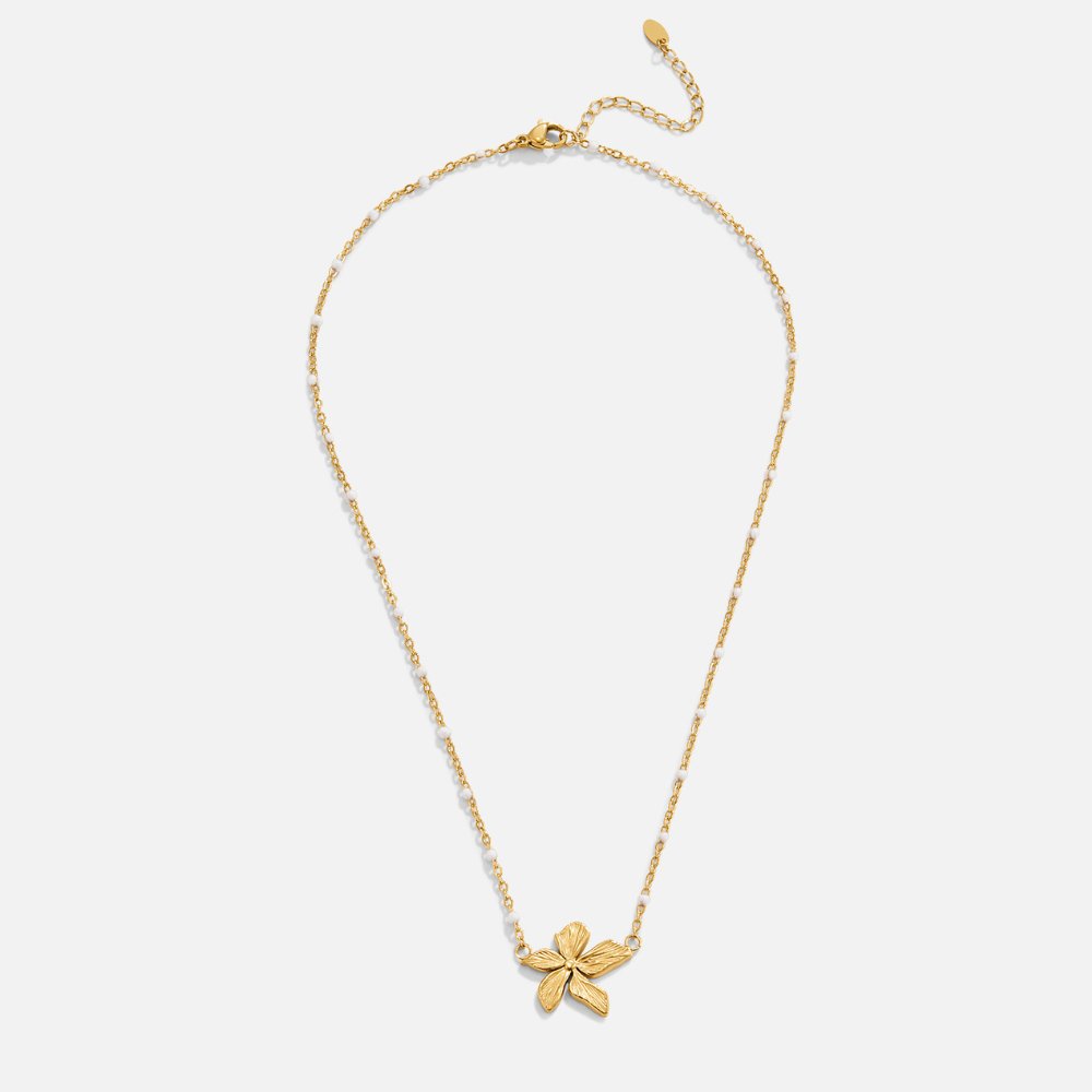 Collar de Cuentas Doradas