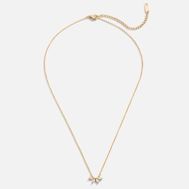 Collar con Colgante de Hoja de Cristal