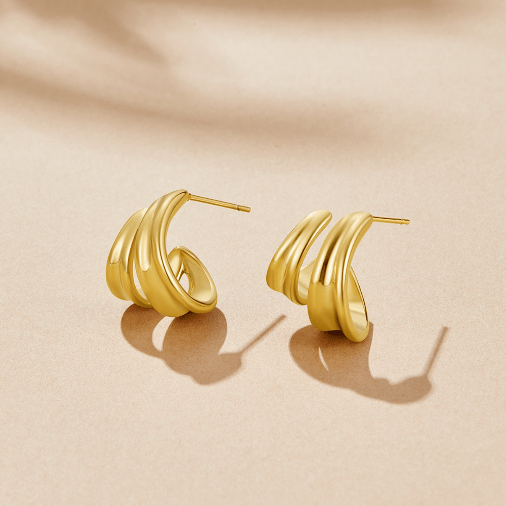 Pendientes de Aro Torcido